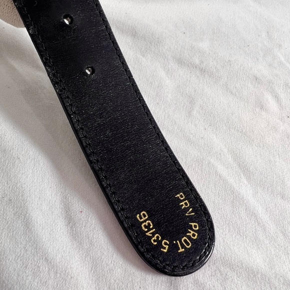 Vintage GUCCI Reversible Black Brown Leather Horsebit Men's Made in Italy 36-40 - Picture 13 of 14